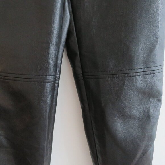 ARITZIA WILFRED High Tied Pant in Black Vegan Leather - Size US 00 (No belt) - Picture 9 of 16